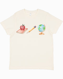 "Back To School Trio" Vintage White