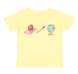 "Back To School Trio" Yellow Tee