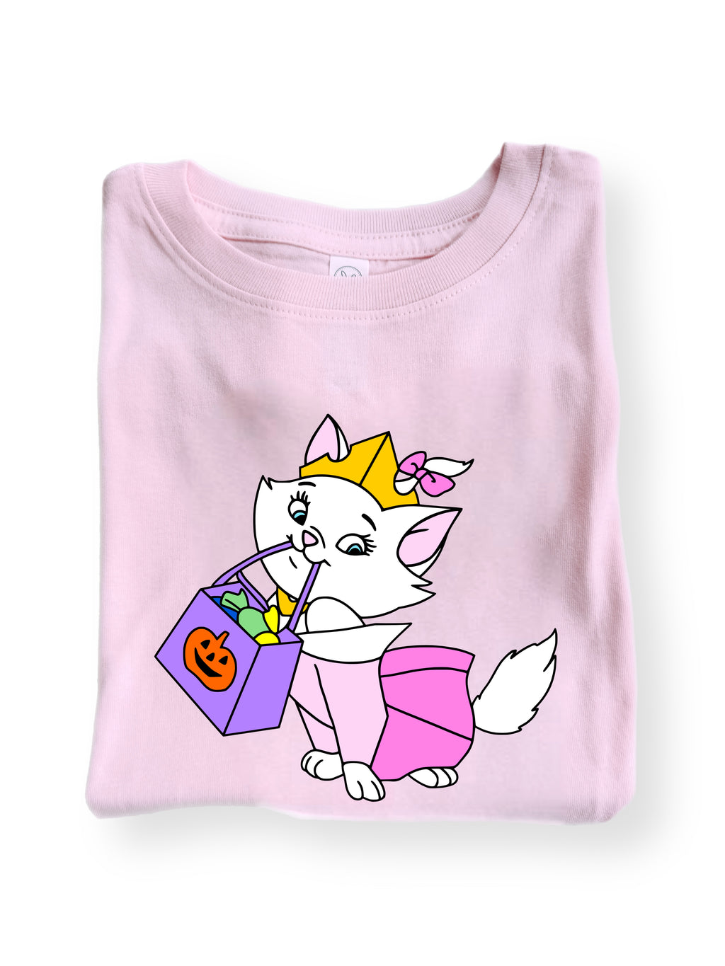 "Trick or Treat Marie" Pink Tee