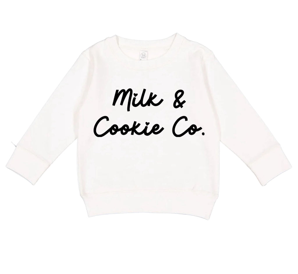 "Milk & Cookie Co" Puff Sweatshirt