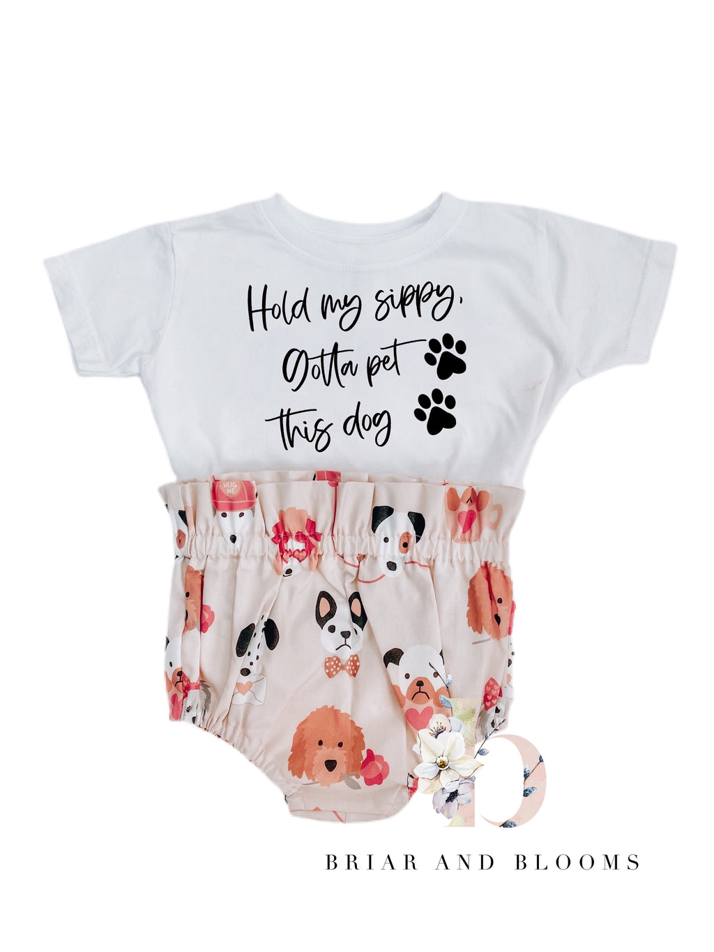 Hold My Sippy "PAW PRINTS" Tee