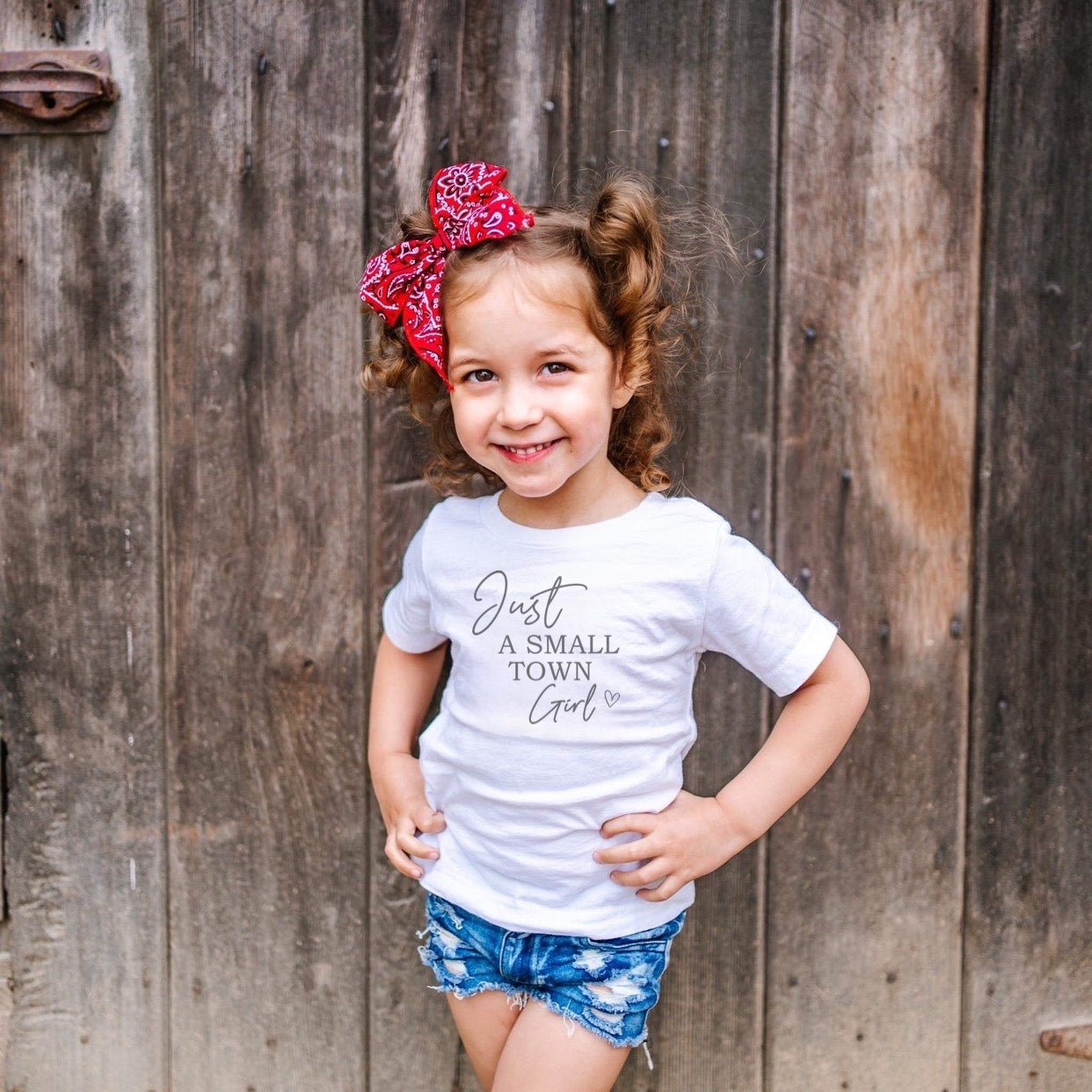 Just a Small Town Girl Kids Tee